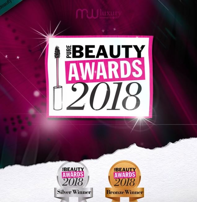 MW Luxury bags Bronze and Silver at the Pure Beauty Awards